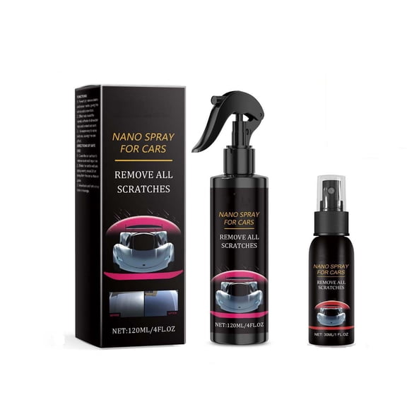 Votnto 30ml+120ml Car Nano Scratch Remover & Plastic Refurbish Kit, All-in-One Auto Paint & Interior Restoration Set