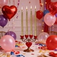 thumbnail image 1 of Votnto 4pcs/box Net Red Restaurant Plating Thread Candle, Unscented Dripless Spiral Tpaer Candles, Long Candl Sticks, Home Dinner, Party, Wedding, Halloween, 1 of 6