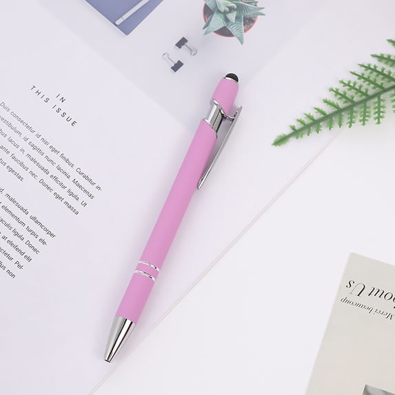 Votnto Aluminum Rod Pen Spray Adhesive Click Pen, Multi-use Screen Cleaner Business Writing Pen 5pc 10ml