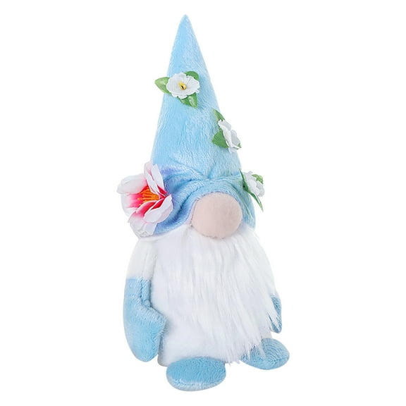 Votnto Dwarf Doll Decoration Spring Mother's Day, Flower Dwarf Warm Home Decoration