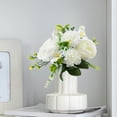 thumbnail image 1 of Votnto Faux Rose Flower Summer Wedding Decoration Artificial, Durable Non Fading Fake Flower for Home Bathroom Office Desk Bookshelf, 1 of 6