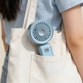 thumbnail image 1 of Votnto Foldable Handheld Mini Fan, USB Rechargeable 3-Speed Portable Fan with Lanyard (Blue/Pink/White/Green), 1 of 6