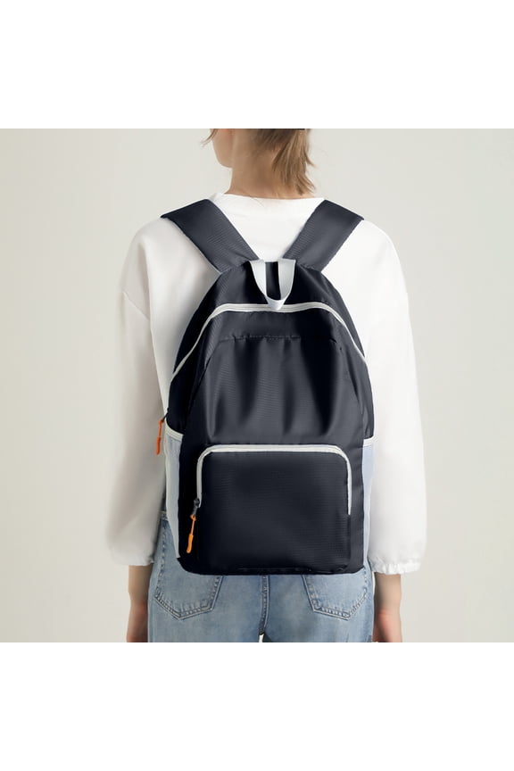 Foldable Lightweight Backpack, Ultralight Polyester Travel Bag, Large Capacity Portable Outdoor Backpack, 5 Colors