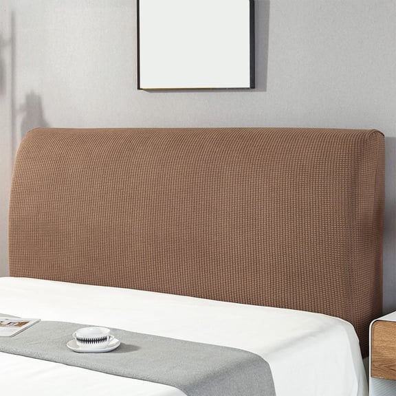 Votnto Fully Enclosed Headboard Cover Elastic Modern Bedhead Proof Fabric Slipcover, Dustproof Protector Cover, for Upholstered Headboard