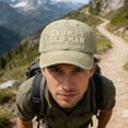 thumbnail image 1 of Votnto "I Never Dreamed I'd Be A Grumpy Old Man" Embroidered Baseball Cap, Vintage Washed Cotton Adjustable Dad Hat for Men, Funny Retirement Gift, 1 of 6