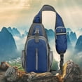 thumbnail image 1 of Votnto Men's Chest Bag and Multi Functional Backpack, Sports Shoulder Bag Men's Fashion Daypack, 1 of 7