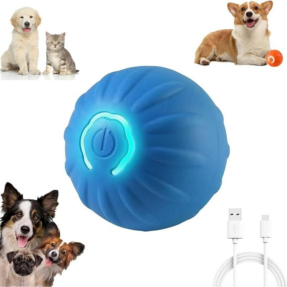 Votnto Shaky Ball Toy for Dogs, Automatic Moving Dog Toy Ball, Vibrating Dog Ball, Vibrating Ball for Dogs, USB Rechargeable Interactive Dog Ball for All Types of Dogs