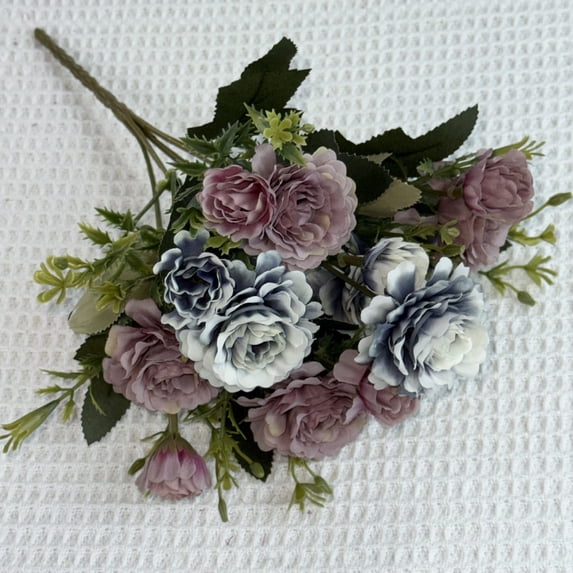 Votnto Simulated Flower Home Decoration Wedding Handheld, Flower Road Guide Wall Artificial Flower Decor 2