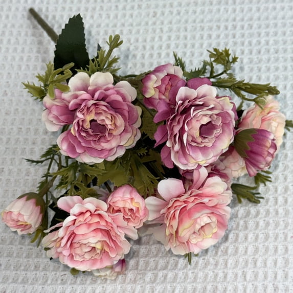 Votnto Simulated Flower Home Decoration Wedding Handheld, Flower Road Guide Wall Artificial Flower Decor 2