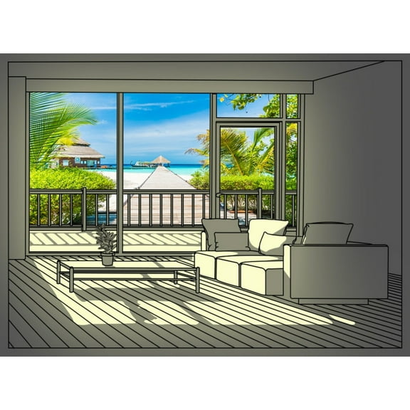 Votones Custom Wooden Photo Frame with LED | 3:4 Home Photos, Acrylic Dual Display, 3 Light Modes, 10 Brightness Levels