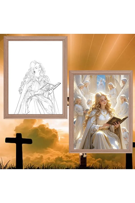 Personalized Wooden LED Photo Frame | Custom Photo Etching, 3 Light Modes | Perfect Gift for Family, Couples, Memorials