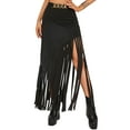 thumbnail image 1 of Votuleazi Stylish High Waist Tassel Skirt for Women's Summer Party, 1 of 9