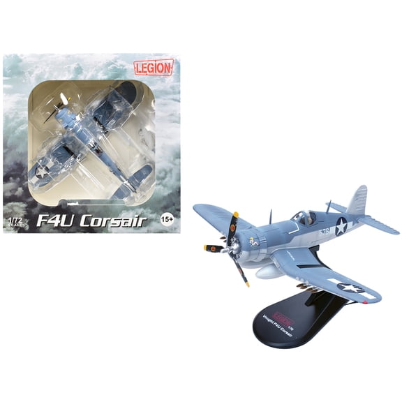 Vought F4U-1A Corsair Fighter Aircraft "Vella Lavella, Solomon Islands" (1943) US Marine Corps 1/72 Diecast Model by Legion