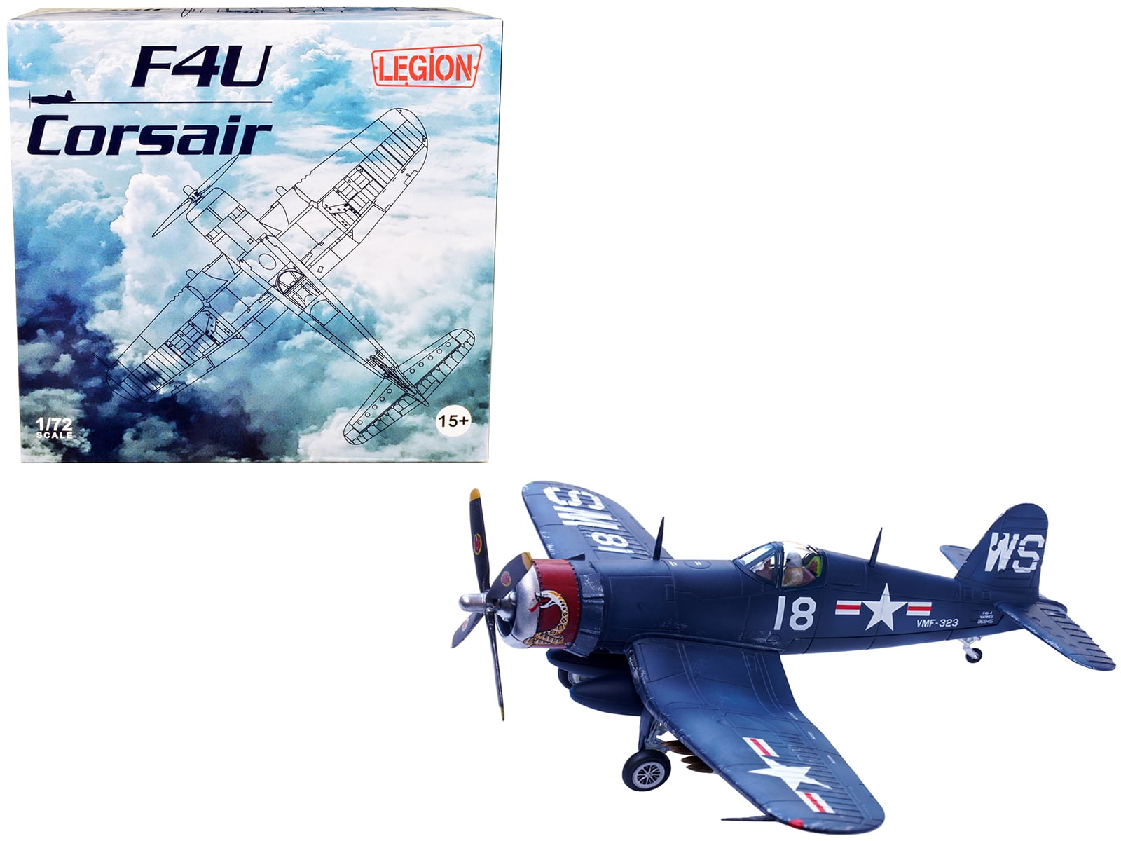 1/18 ELITE FORCE エリートフォース F4U-CORSAIR 1:18 Scale F4U-Corsair (Unboxing and Assembly) - YouTube