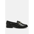 thumbnail image 1 of Vouse Low Block Loafers Adorned With Golden Chain, 1 of 11