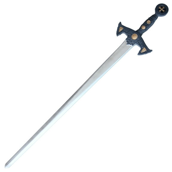Armory Replicas Vow of Poverty Medieval Crusader Foam Sword -Inspired Costume Prop with Detailed Handle & Guard