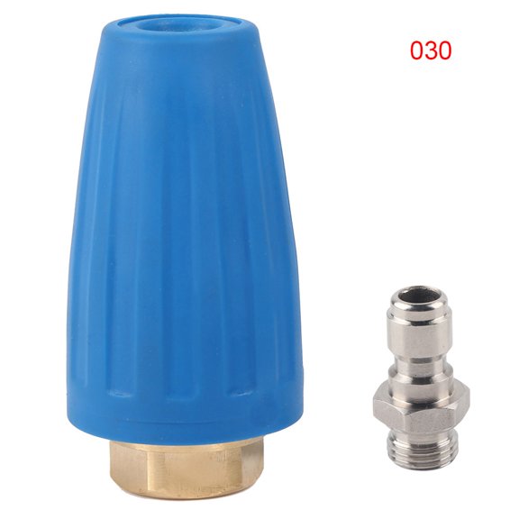 Vowen 1/4 in Quick Connect High Pressure Washer Spray Turbo Nozzle 3000 PSI Blue