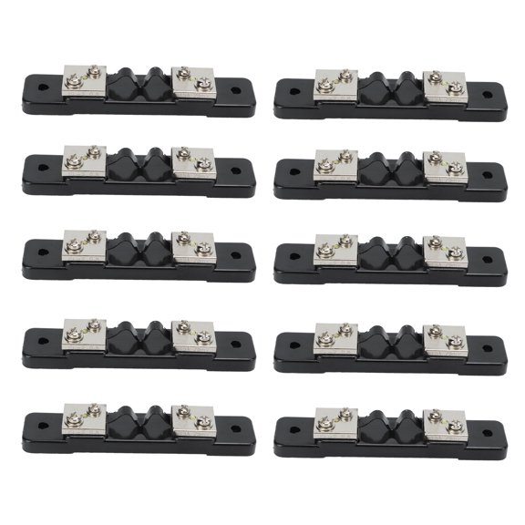 Vowen 10 Pieces 75mV DC Current Meter Shunt Resistor 15A for Digital Analog Ammeters Testing Equipment
