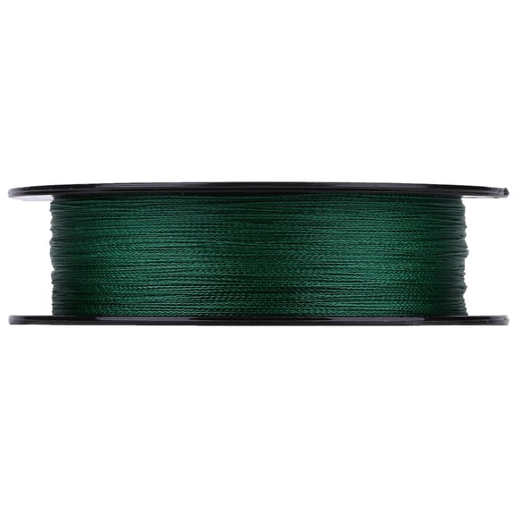 Vowen 100m PE Braided 4 Strands Super Strong Fishing Line Multi Filament Fish Cord, Green, 12lb