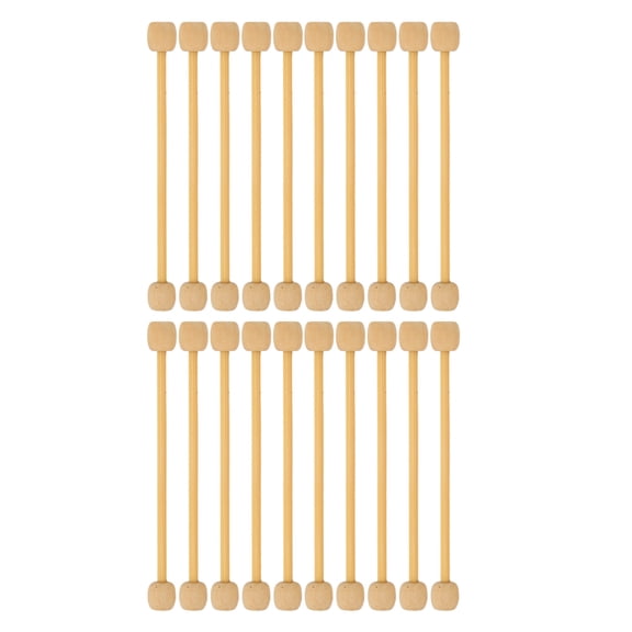 Vowen 20pcs Mini Wood Tapestry Hanging Rods DIY Bamboo Wood Tapestry Pole Wooden Sticks for Crafts, Macrame Wall Hanging Accessories, 2.6 x 0.28 inches, Natural