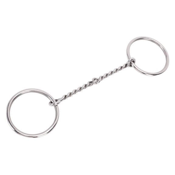 Vowen 295mm Professional Stainless Steel Snaffle Bit 11.6 Inches Safe Practical Horse Bit for Equestrian Care and Training Farm Accessories