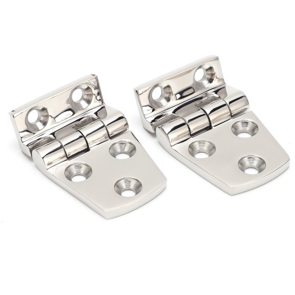 Vowen 2Pcs Boat Hinges Marine Grade 316 Stainless Steel Heavy Duty Door Hinges for Yacht Deck Cabinet Locker Hardware (38 x 54 mm / 1.5 x 2.13 in)
