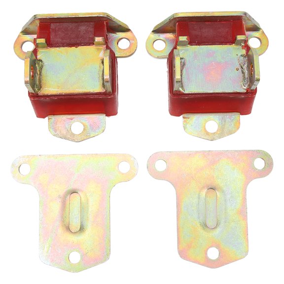 Vowen 2pcs Engine Mount Polyurethane Galvanized Steel Replacement 3990914 3960768 for Chevy LS1 LS2 LSX LQ9 SBC BBC Corvette Camaro Trans Am Impala