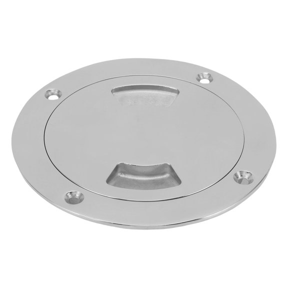 Vowen 4 Inch Round Boat Hatch Detachable Cover 316 Stainless Steel Non Slip Deck Plate Inspection Hatch for Marine Yacht Ship