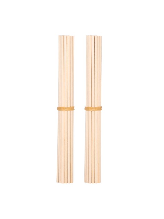 40 Pieces Wooden Round Dowel Rods Watch Repair Cleaning Peg Sticks for Watchmakers, Beige