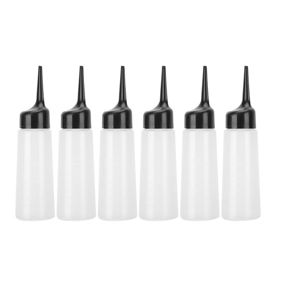 Vowen 6 Pcs Slanted Tip Hair Washing Squeeze Applicator Bottles with ...