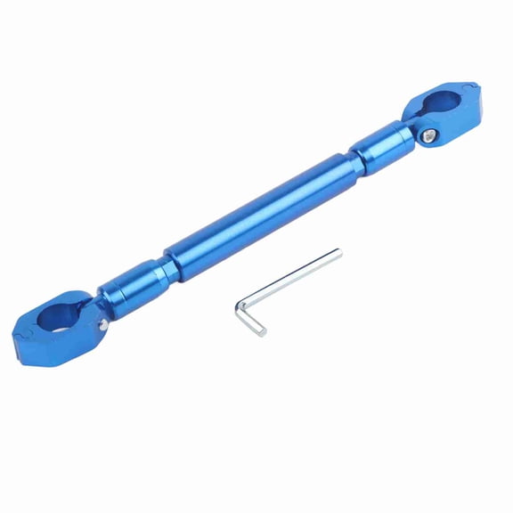 Vowen Aluminum Alloy Motorcycle Balance Handlebar Cross Bar, Universal 22mm Motorbike Accessory Handle Bar Steering Strength Lever for Phone Holder LED Lamp Mount, Blue