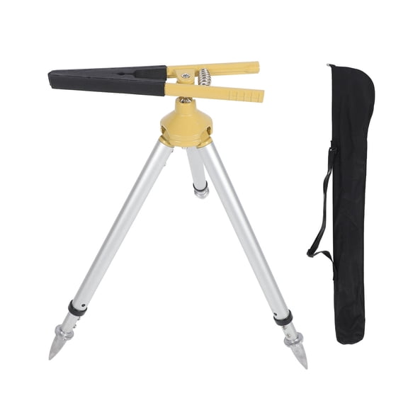 Vowen Aluminum Alloy Total Station Tripod Stand, 18.1 to 23.6 Inches Adjustable Mini Survey Pole Support with Carry Bag, Lightweight Portable Mount for Hard to Reach Areas