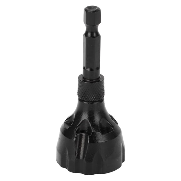 Vowen Deburring External Chamfer Tool Carbide Burr Thread Remover for Damaged Bolts Repair 1/8 to 4/5 Inch 3 Flute 1/4 Inch Hex Shank Drill Bit Accessory for Metal Wood