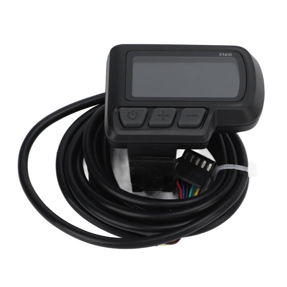 Vowen Electric Cycle LCD Display Meter Scooter Digital Speedometer with USB Power Status Indicator, Waterproof PVC ABS Copper Construction, 24V 36V 48V Compatible for 22.2mm Handlebars