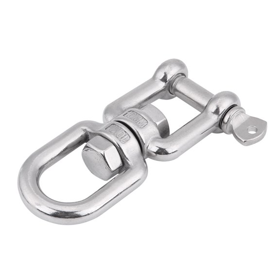 Vowen Heavy Duty 304 Stainless Steel Swivel Shackle Rigging Hardware for Sailing, 10mm / 0.39 in