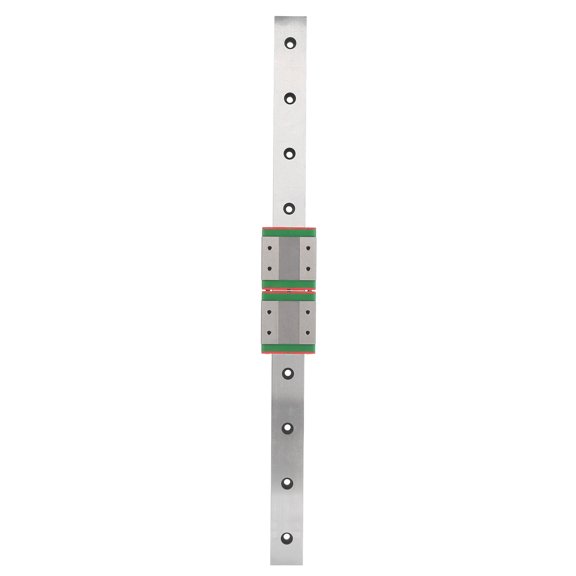 Vowen Linear Rail Mini Dual Widened Slide Block Stainless Steel Machine Tool Guide MGW12C-400-2R with 2 Sliders 400mm 15.7 Inches