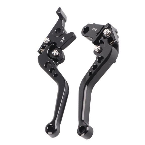 Vowen Motorcycle Clutch and Short Brake Lever Handle Set for Honda Grom MSX125 Black 2013-2018 Top Grade Aluminum Alloy Adjustable Length Accessories