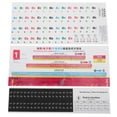 Vowen Piano Keyboard Stickers for 54 61 88 Keys Colorful Removable PVC ...