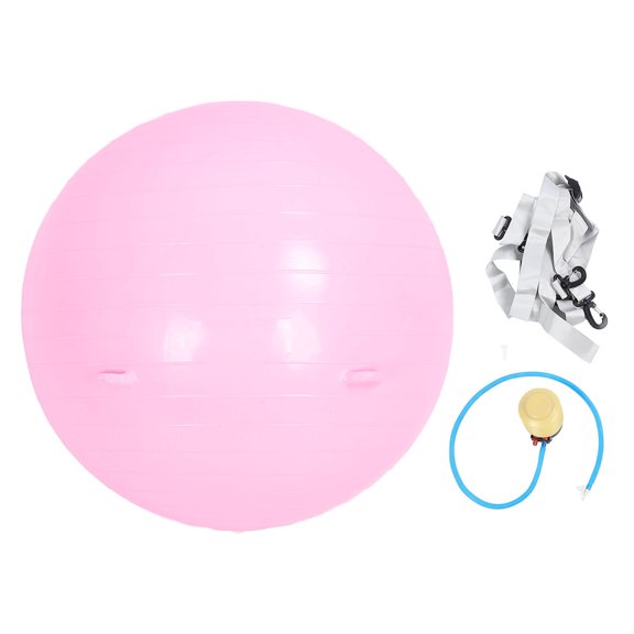 Vowen Pink Flip Assist Ball, Explosion Resistant Deformation Proof Somersault Exercise Training Ball for Forward Back Handspring, PVC Yoga Fitness Ball, 1 Piece
