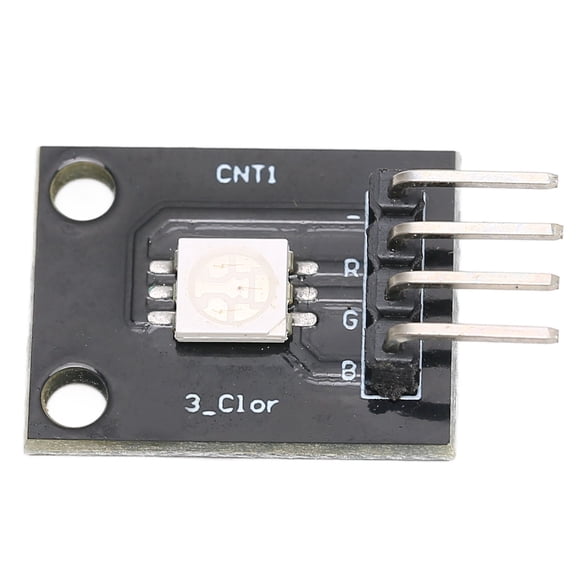 Vowen RGB SMD LED Board Module 3 Color Light PWM Modulator DIY Electronic Kit PCB 5V KY-009 with Scratch Resistant ABS Material for Microcontrollers