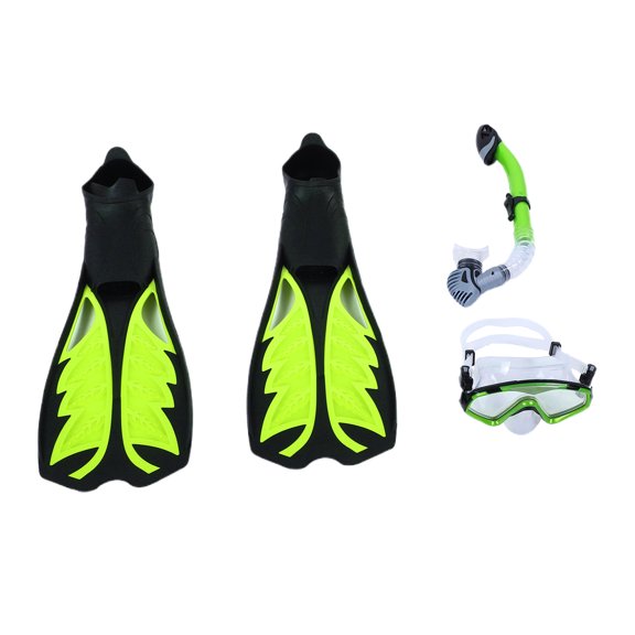 Vowen Snorkeling Set for Snorkel Swimming Underwater Exploration Yellow M