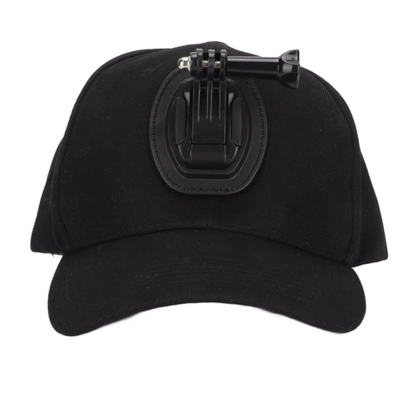 Vowen Sports Action Camera Mount Hat Hands Free Soft Lightweight Black