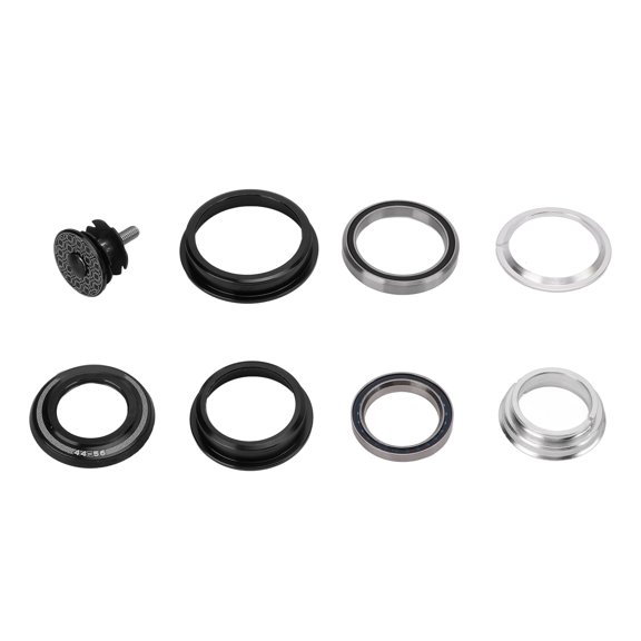 Vowen Viaron Cycling Bearing Headset Aluminum Alloy MTB Stem Headset for Cone Straight Tube Fork Black