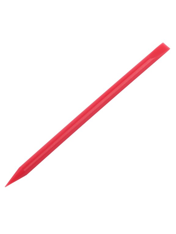 Watch Repair Assembly Stick Tool with Dual Pointed and Flat Ends, Plastic Positioning Rod for Watchmakers, 5.3 Inches / 13.5 cm, Red