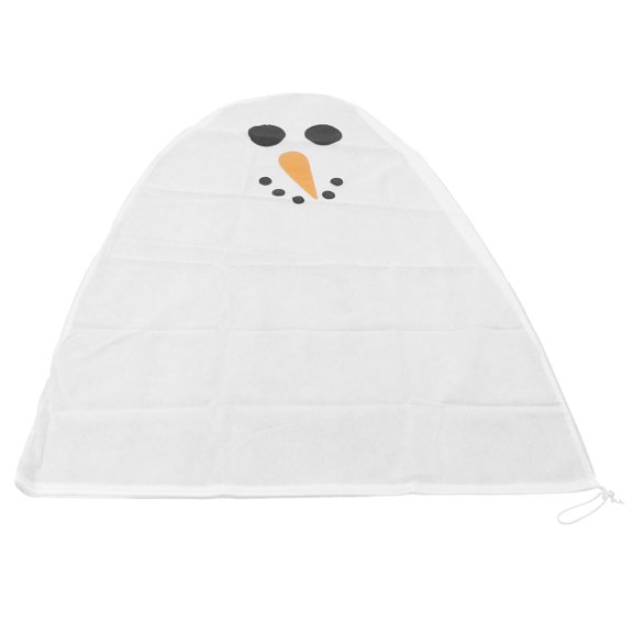 Vowen Waterproof Vegetation Protection Bag Non-Woven Shrub Cover Winter Frost Cold Proof Botanical Jacket with Drawstring for Garden Yard Courtyard Decor, 33.9 x 40.6 Inches, Type D