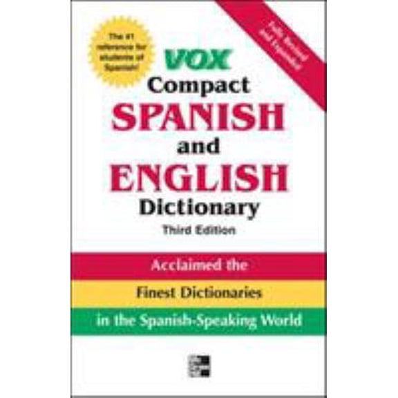 Pre-Owned Vox Compact Spanish and English Dictionary (Hardcover) 0071499520 9780071499521