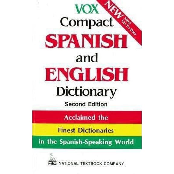 Vox Compact Spanish and English Dictionary (Paperback) by National Textbook Company