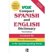 Vox Compact Spanish and English Dictionary, Third Edition Paperback Paperback