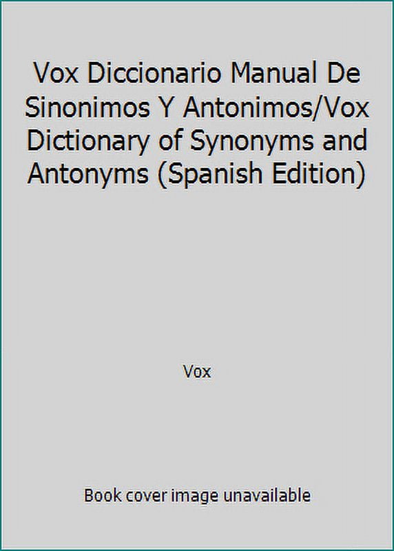 Diccionario De Sinonimo