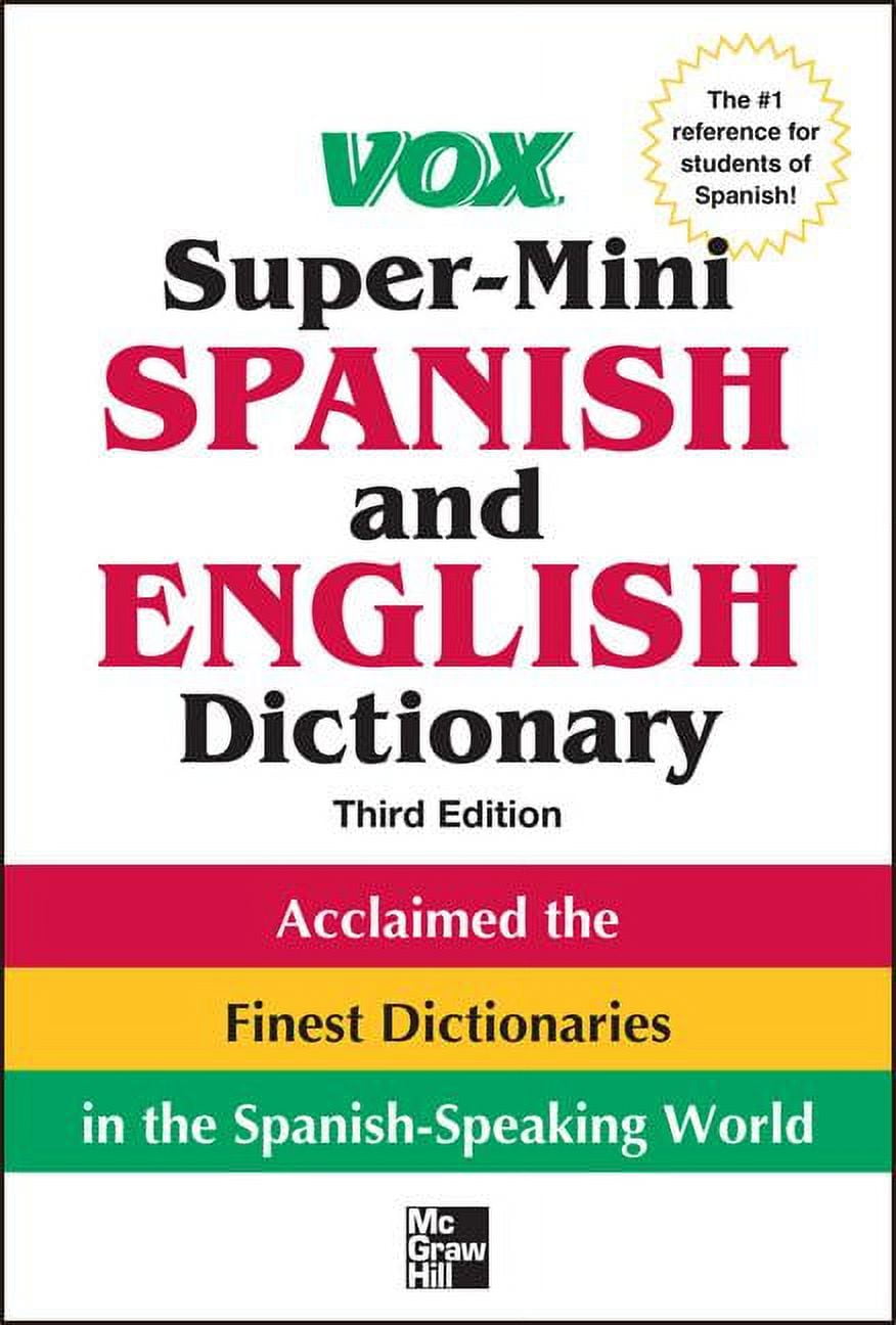 Vox Dictionary Vox Super-Mini Spanish and English Dictionary, (Paperback)